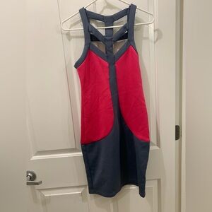 NWOT Wishes Wishes Wishes Women’s Pink & Grey Body con Dress Size XS/S